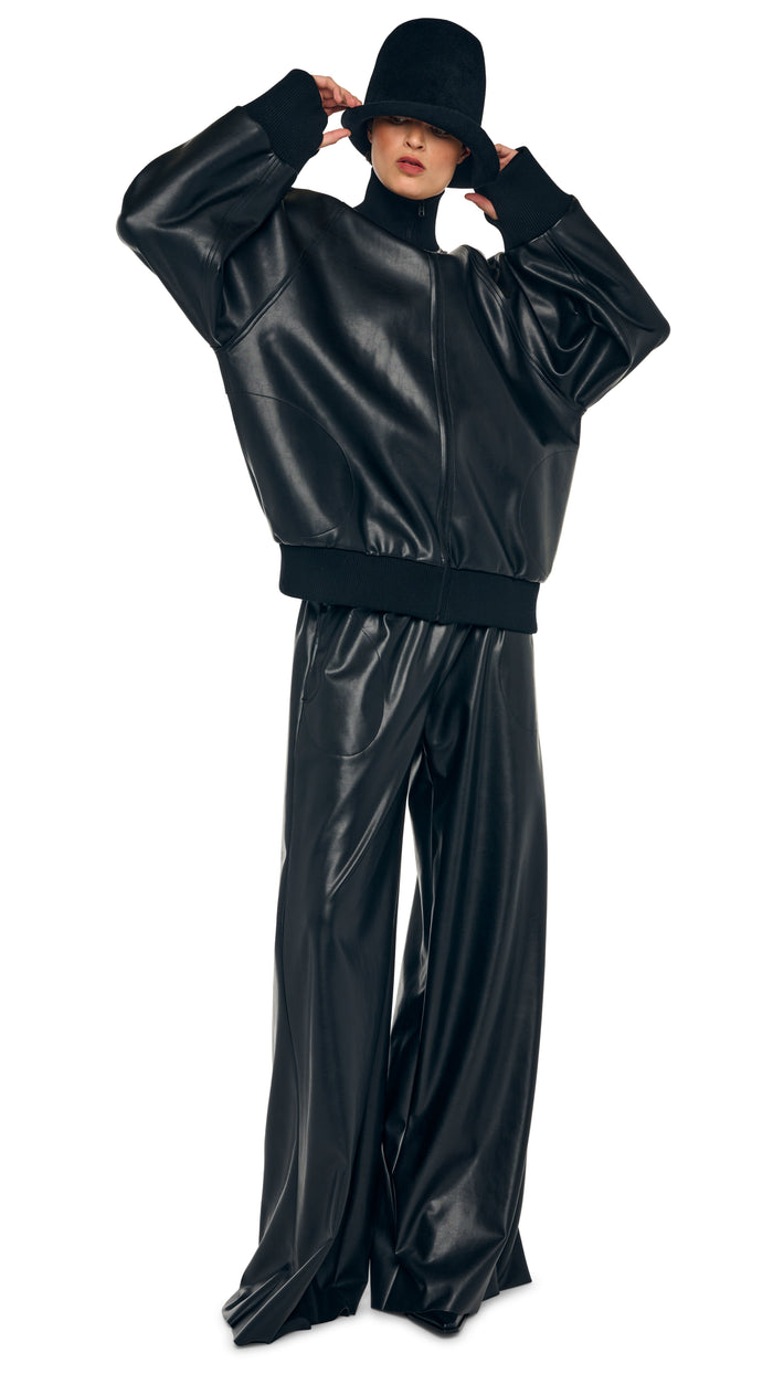 Norma Kamali OS TURTLE BOMBER JACKET TO HIP