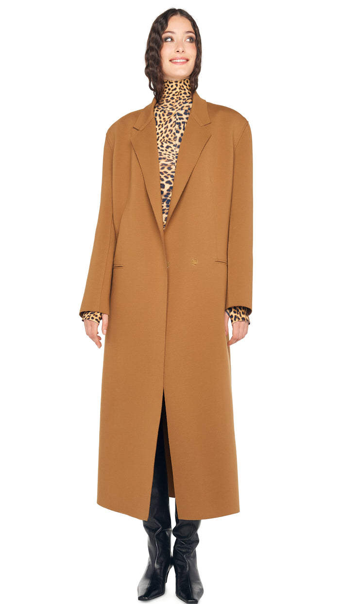Norma Kamali OVERSIZED DOUBLE BREASTED COAT