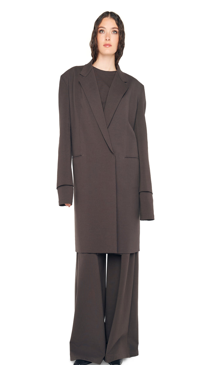 Norma Kamali OVERSIZED DOUBLE BREASTED JACKET