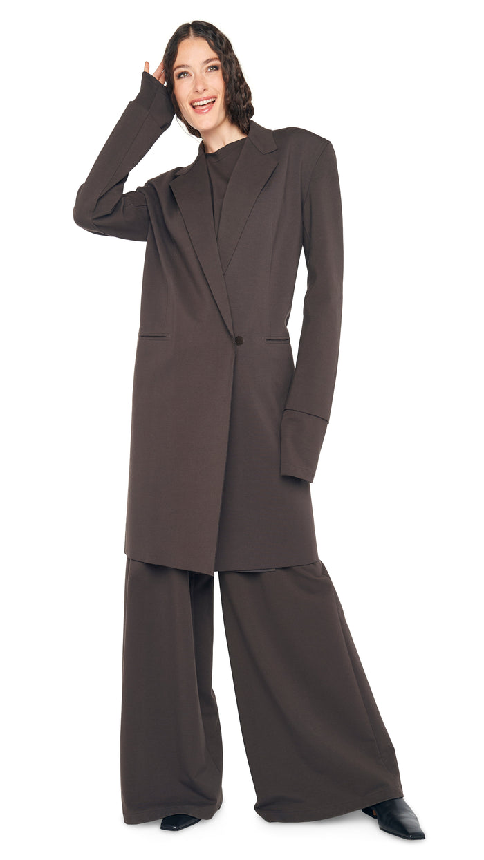 norma kamali OVERSIZED DOUBLE BREASTED JACKET