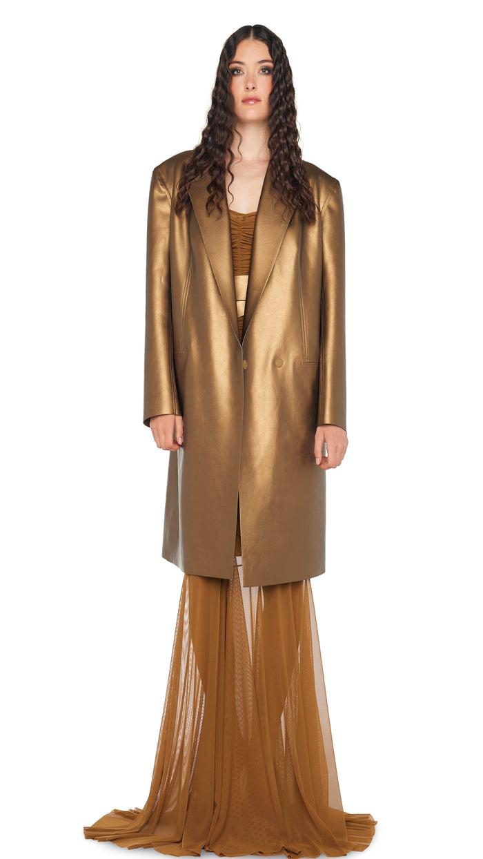 Norma Kamali OVERSIZED DOUBLE BREASTED JACKET