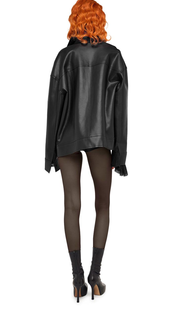 Norma Kamali OVERSIZED JEAN JACKET