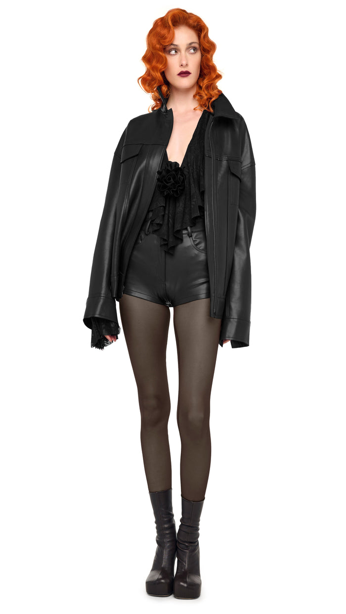 norma kamali OVERSIZED JEAN JACKET