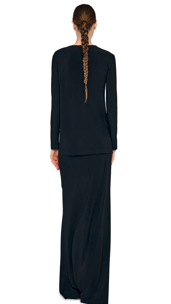 Norma Kamali OVERSIZED LONG SLEEVE T