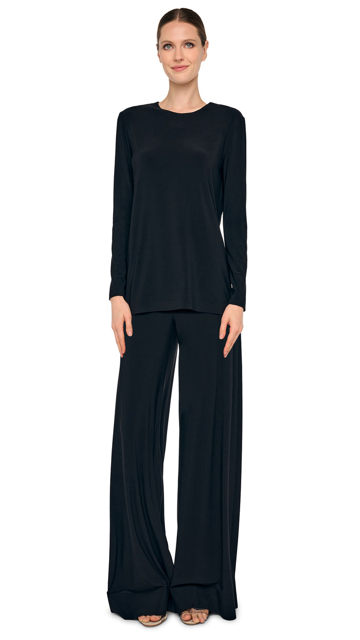 Norma Kamali OVERSIZED LONG SLEEVE T