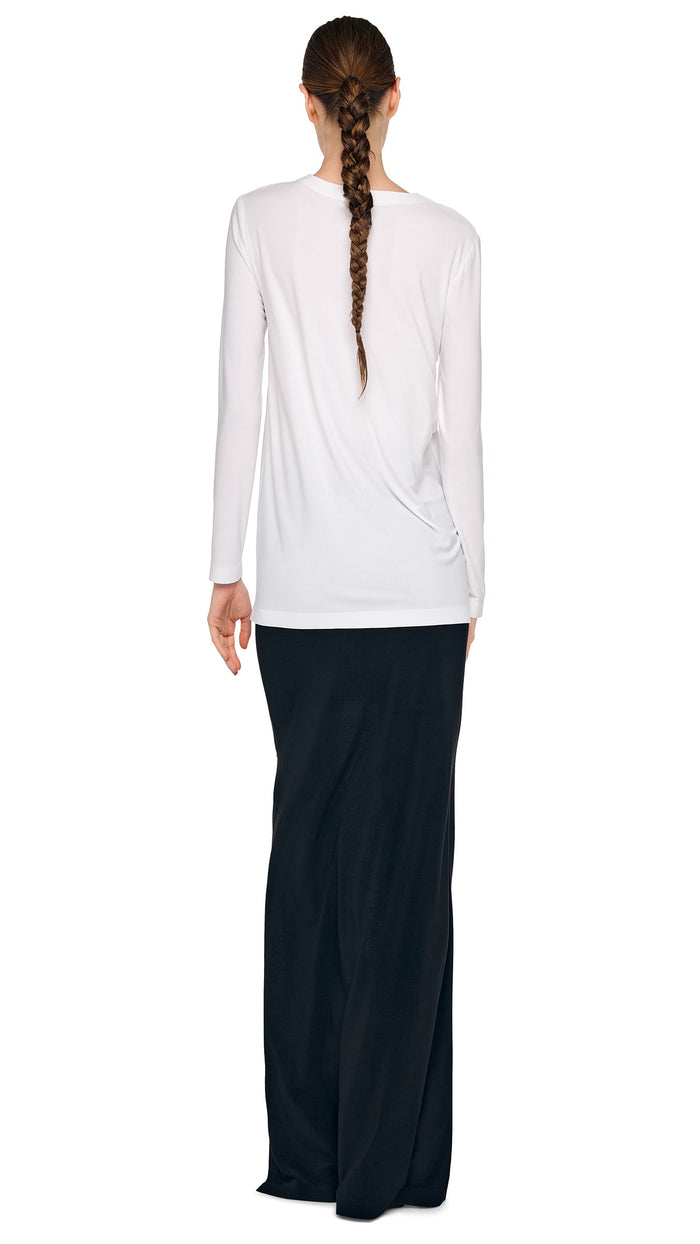 Norma Kamali OVERSIZED LONG SLEEVE T
