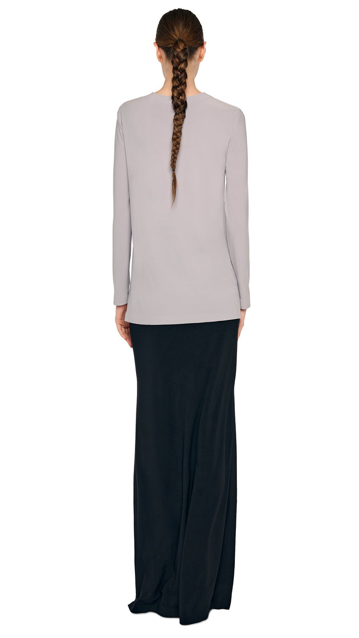 Norma Kamali OVERSIZED LONG SLEEVE T