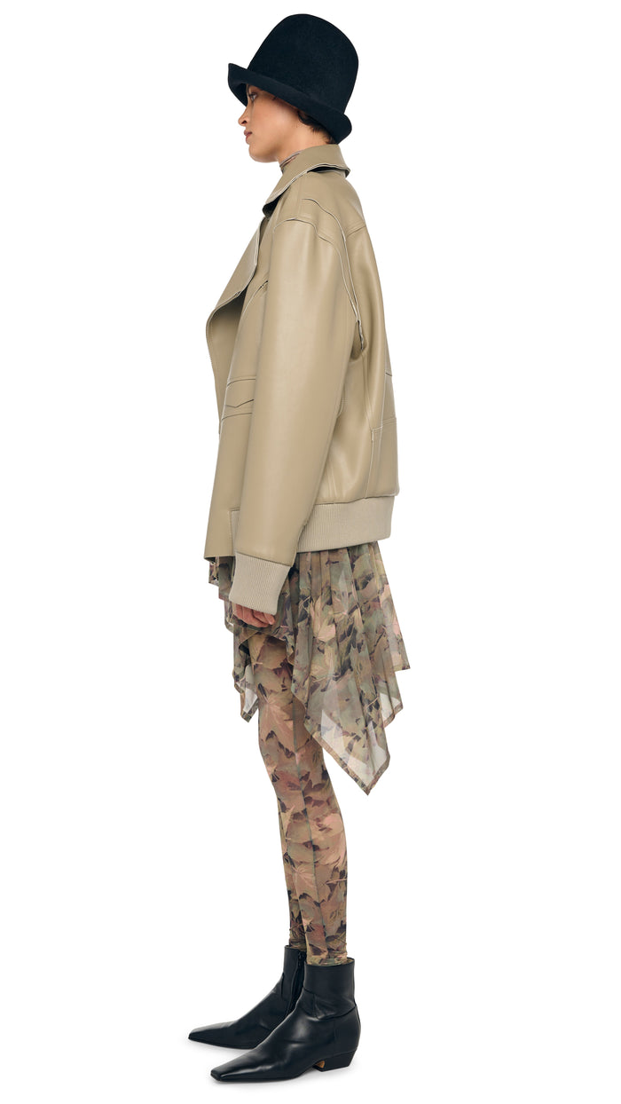 Norma Kamali OVERSIZED MOTO JACKET
