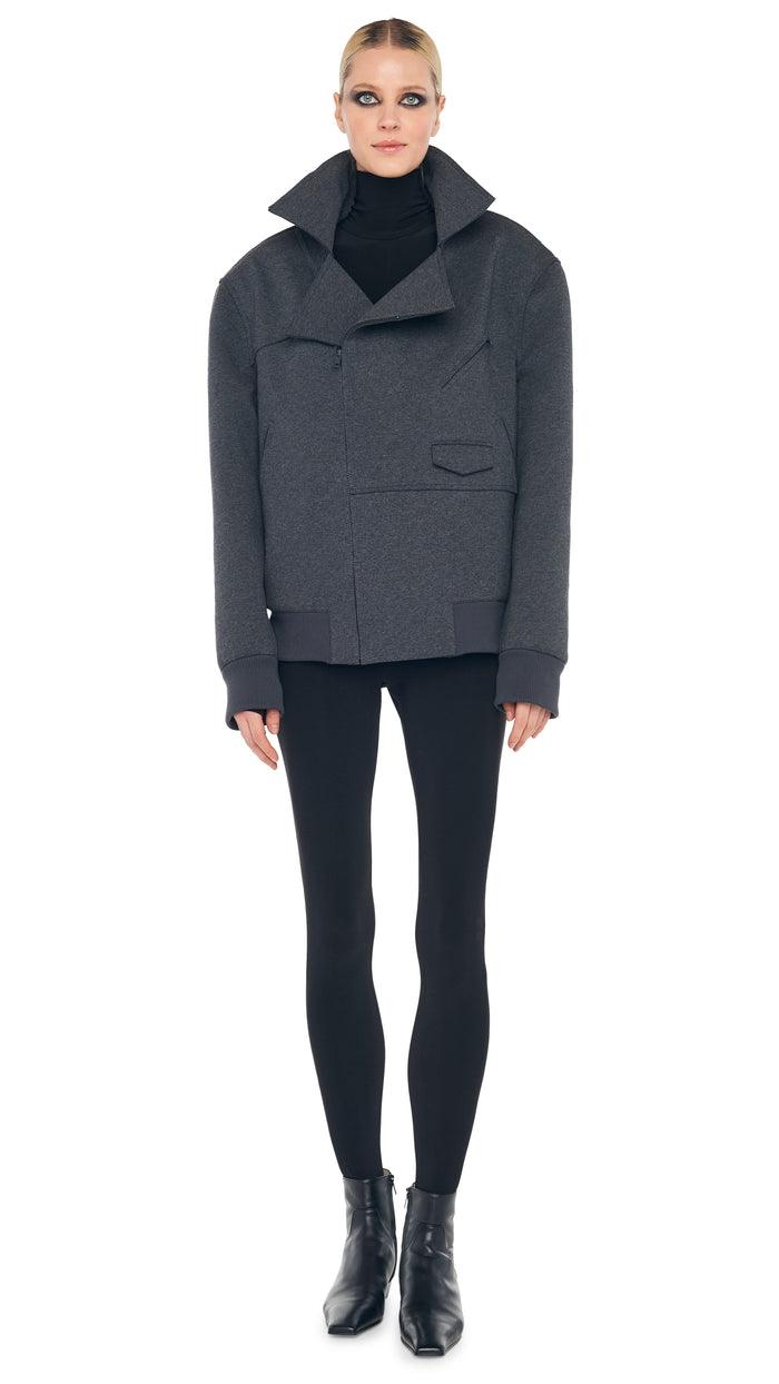 Norma Kamali OVERSIZED MOTO JACKET