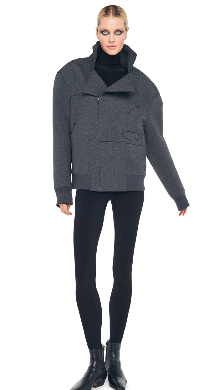 norma kamali OVERSIZED MOTO JACKET