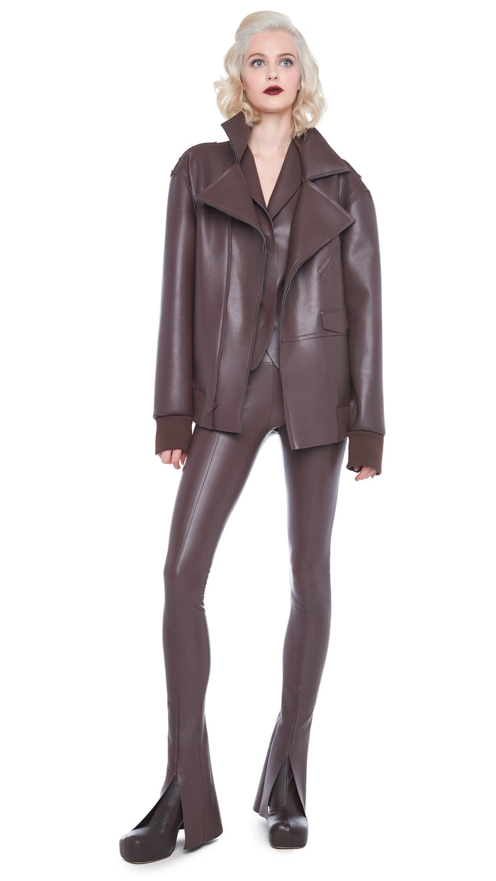 norma kamali OVERSIZED MOTO JACKET