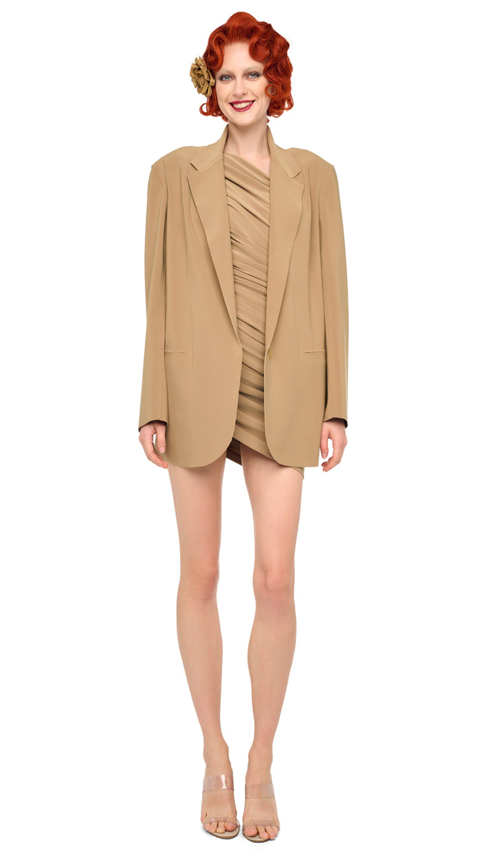 norma kamali OVERSIZED SINGLE BREASTED JACKET