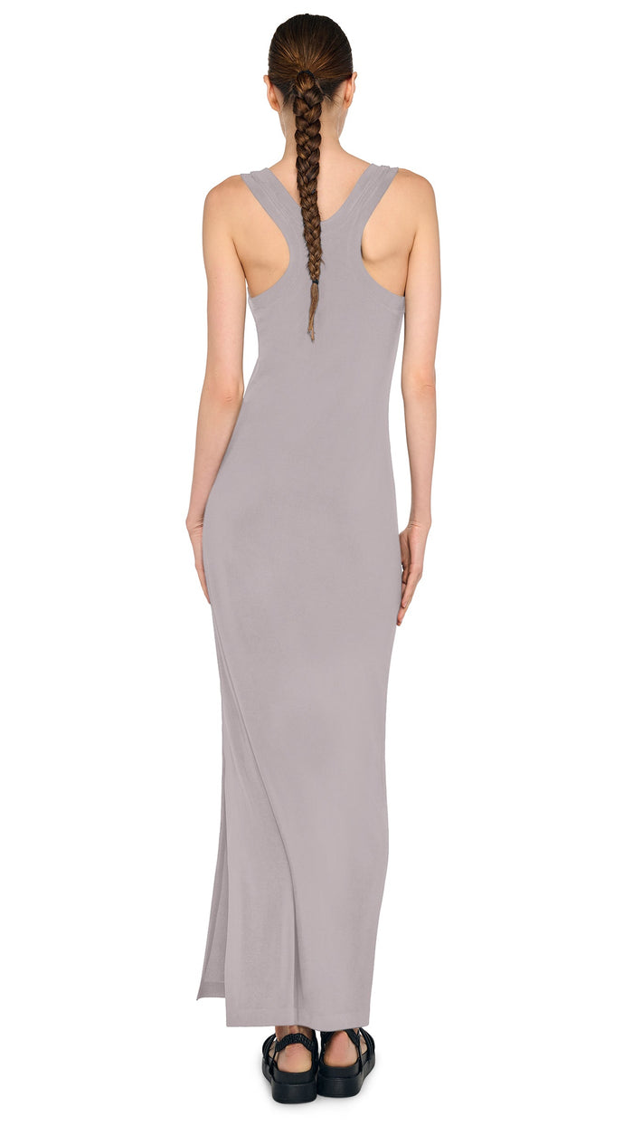 Norma Kamali RACER LONG DRESS W/ SIDE SLIT
