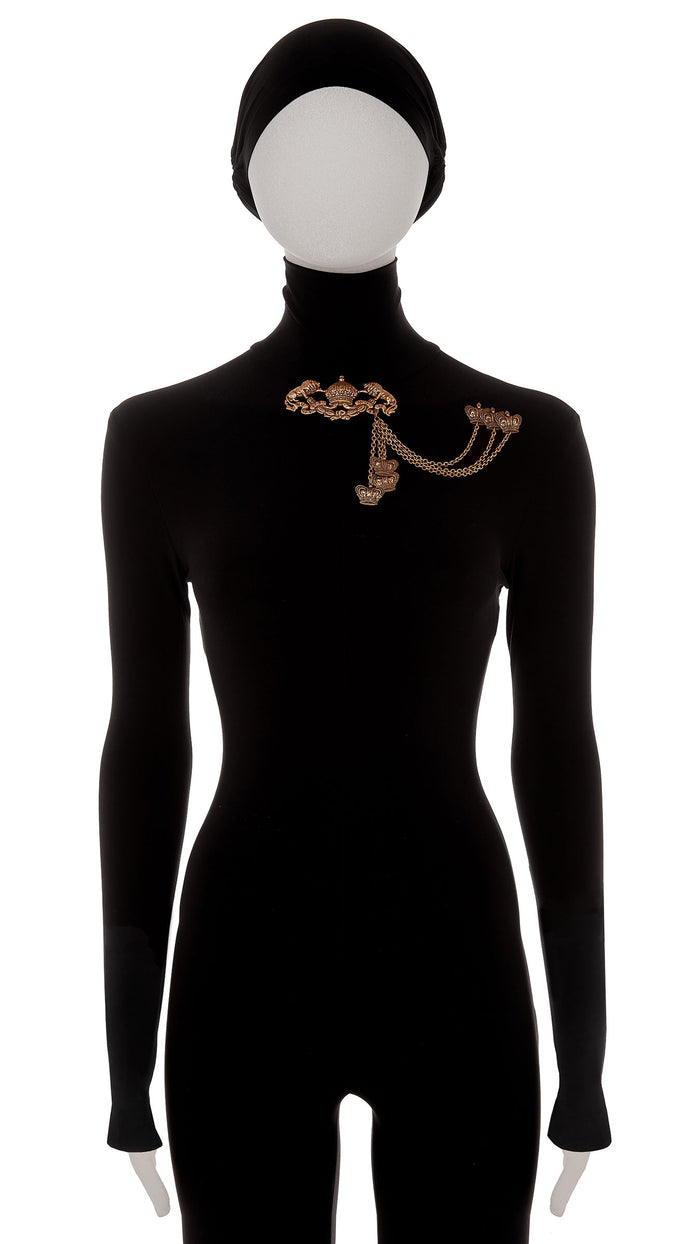 norma kamali REGAL BROOCH