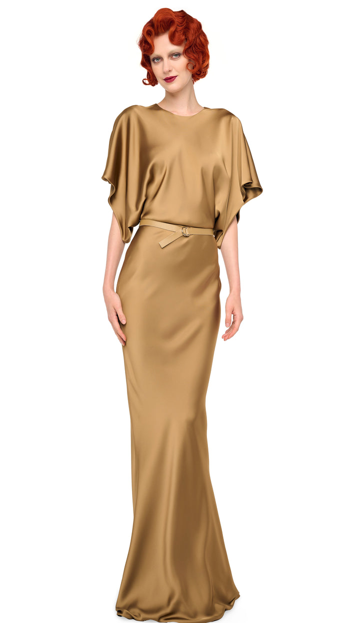 norma kamali REVERSE OBIE GOWN