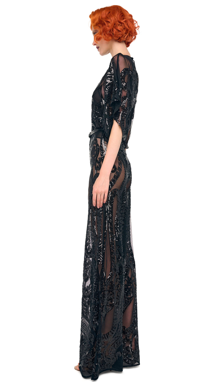 Norma Kamali REVERSE OBIE JUMPSUIT