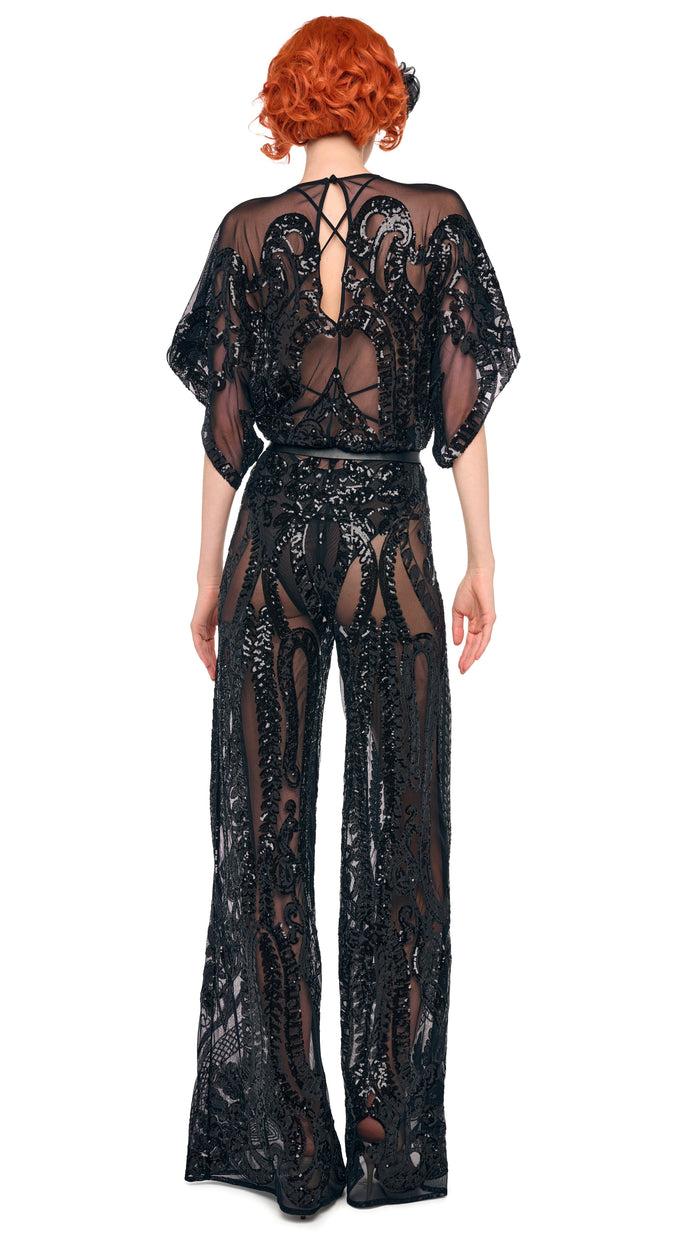 Norma Kamali REVERSE OBIE JUMPSUIT