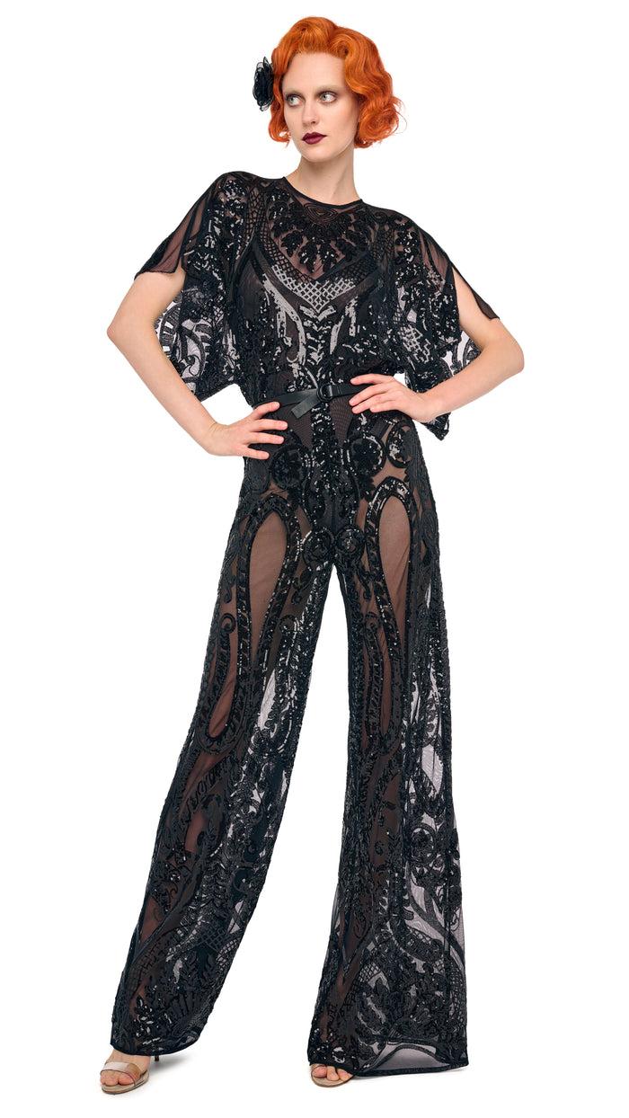 Norma Kamali REVERSE OBIE JUMPSUIT