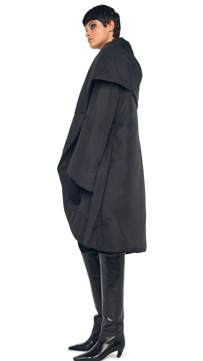 Norma Kamali SHAWL COLLAR COAT