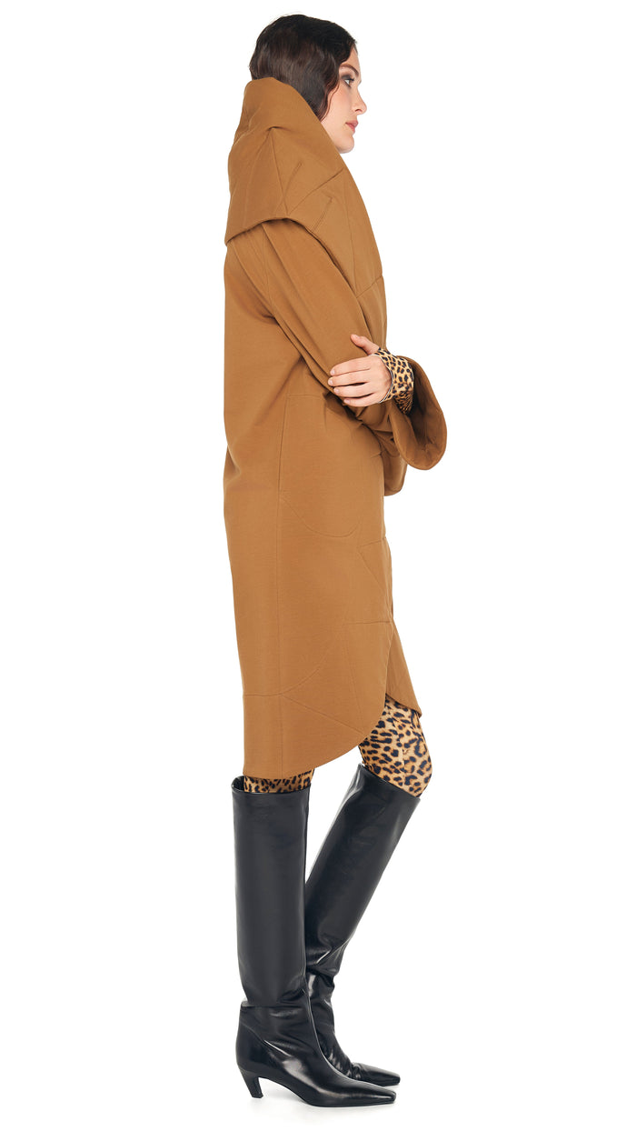 Norma Kamali SHAWL COLLAR COAT