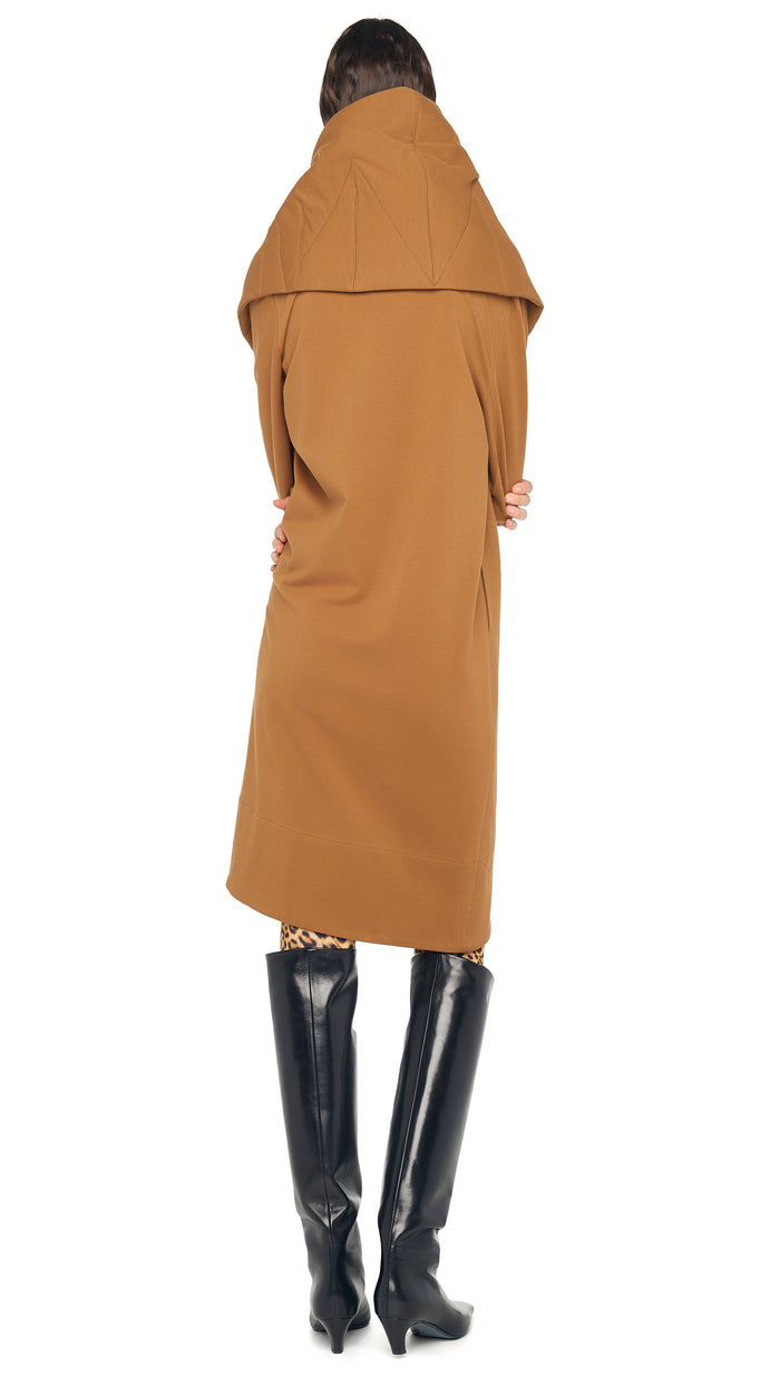 Norma Kamali SHAWL COLLAR COAT