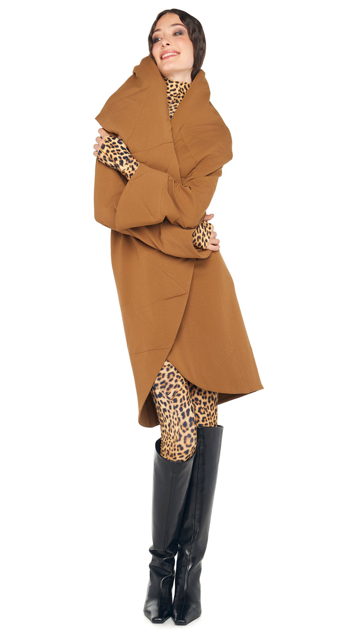 Norma Kamali SHAWL COLLAR COAT