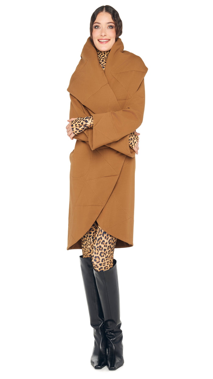 norma kamali SHAWL COLLAR COAT