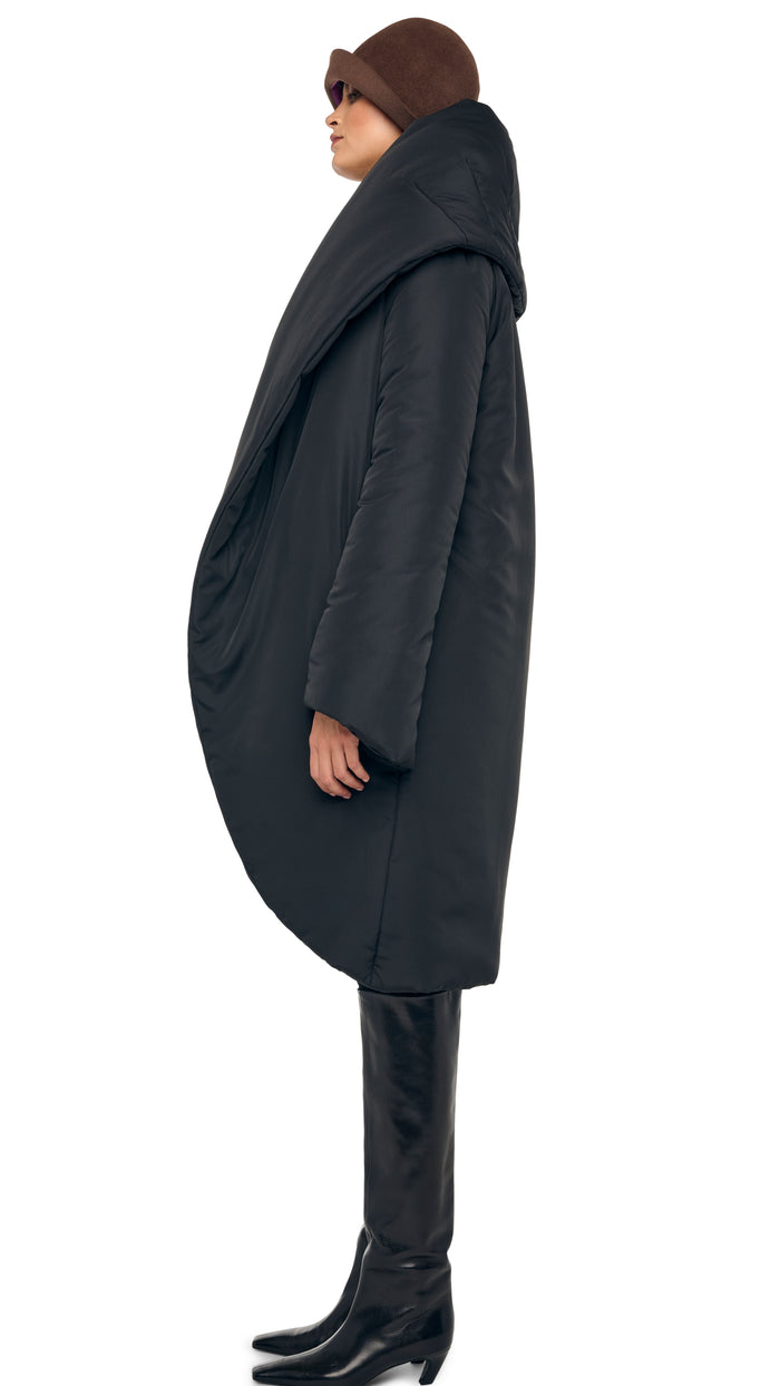 Norma Kamali SHAWL COLLAR SLEEPING BAG COAT
