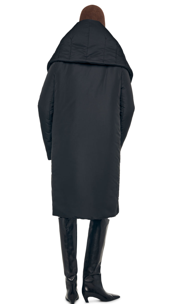 Norma Kamali SHAWL COLLAR SLEEPING BAG COAT
