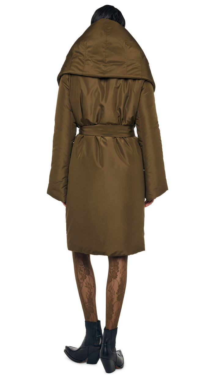 Norma Kamali SHAWL COLLAR SLEEPING BAG COAT