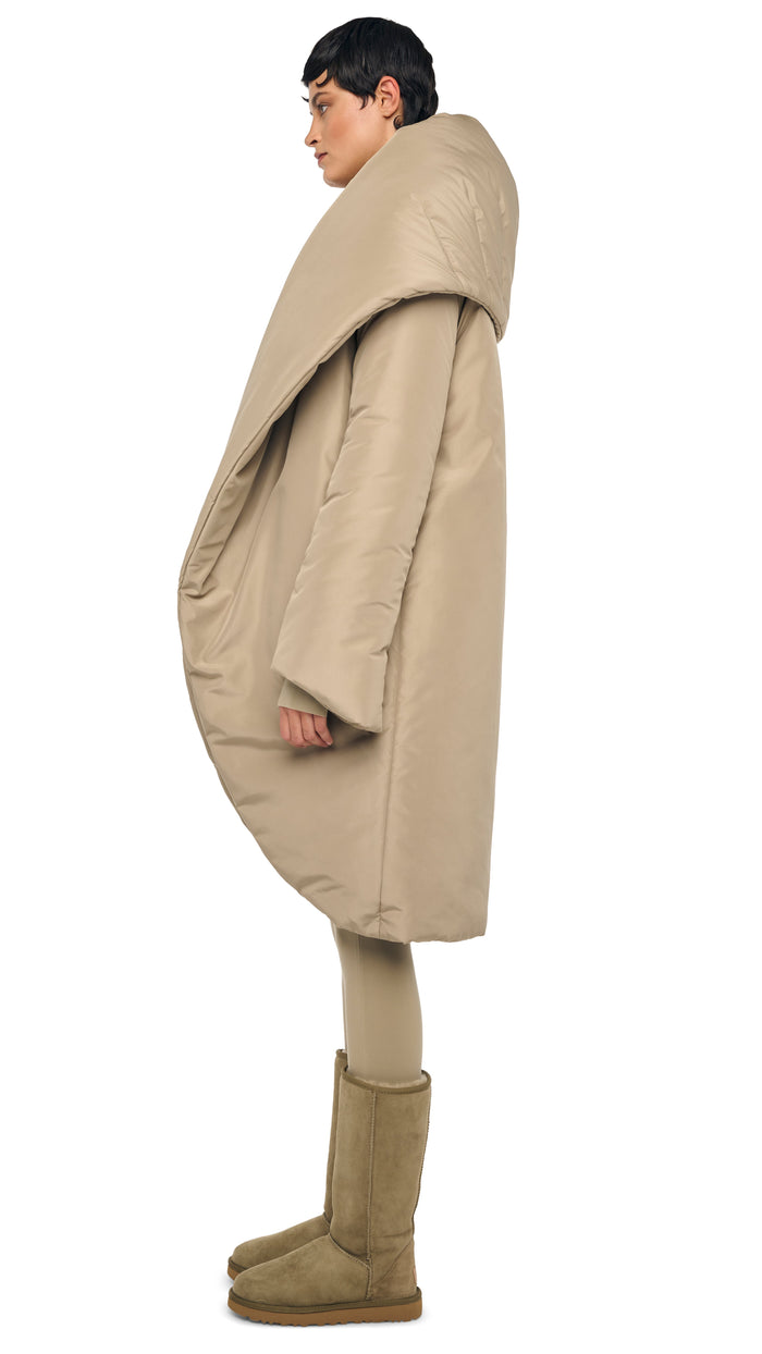 Norma Kamali SHAWL COLLAR SLEEPING BAG COAT