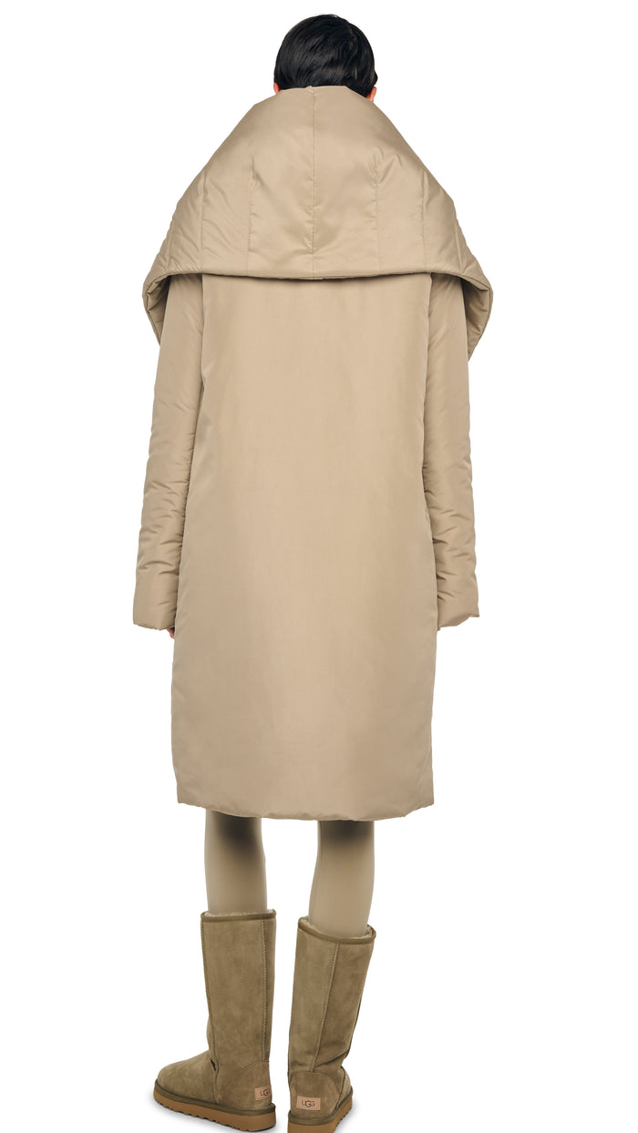 Norma Kamali SHAWL COLLAR SLEEPING BAG COAT