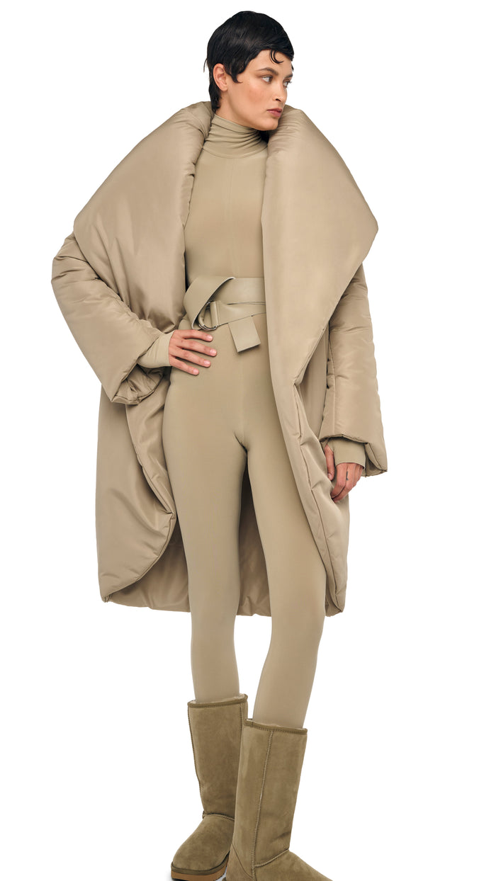 Norma Kamali SHAWL COLLAR SLEEPING BAG COAT