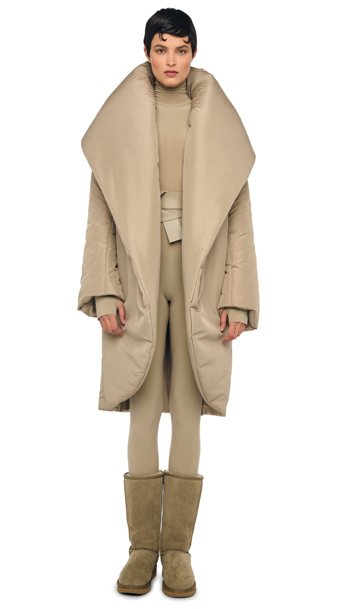 norma kamali SHAWL COLLAR SLEEPING BAG COAT