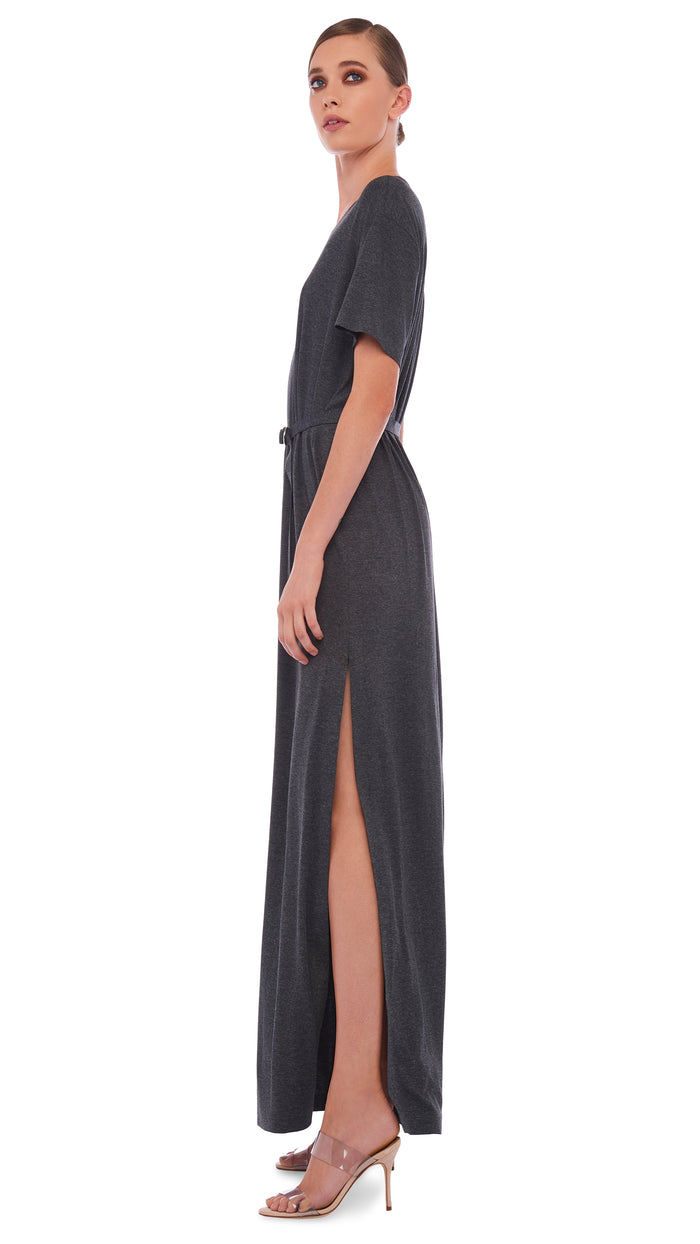 Norma Kamali SHORT SLEEVE BOXY GOWN