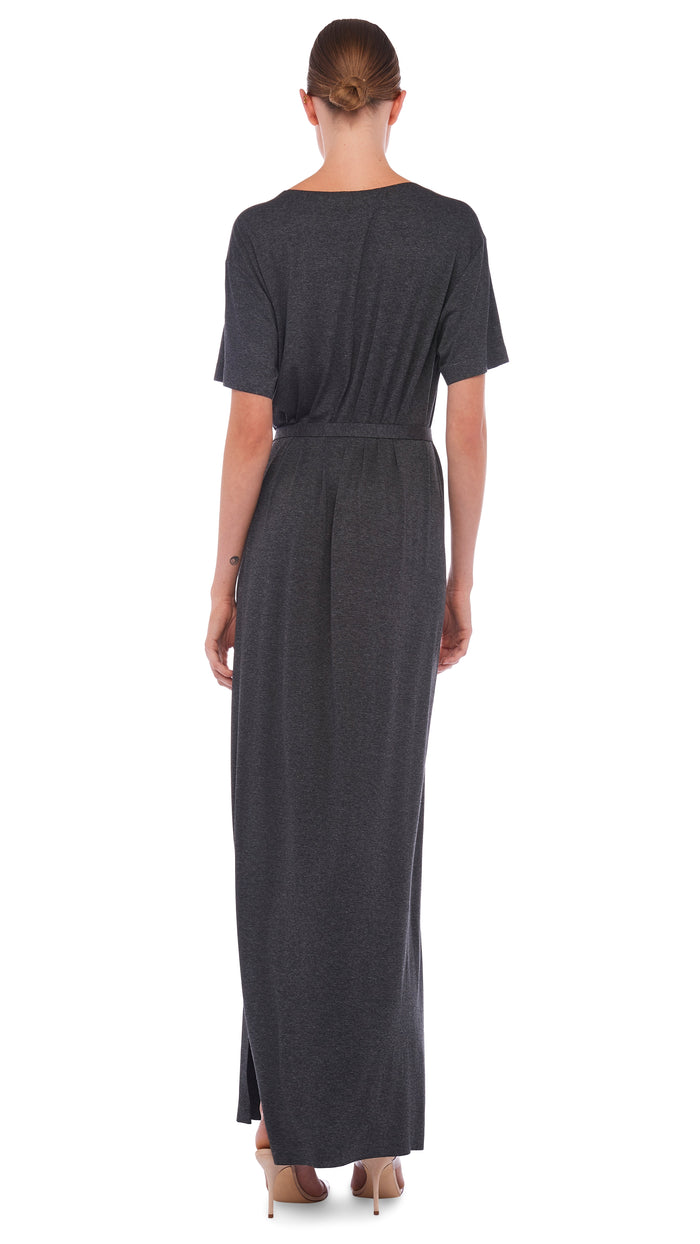 Norma Kamali SHORT SLEEVE BOXY GOWN