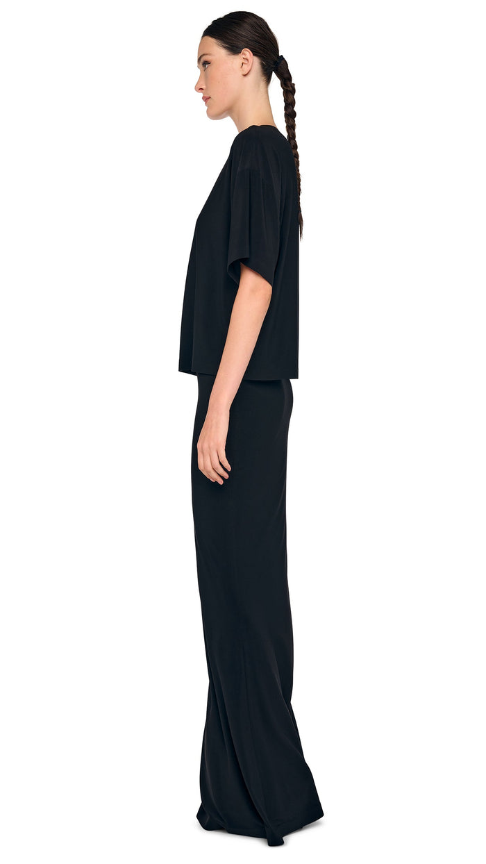 Norma Kamali SHORT SLEEVE BOXY T