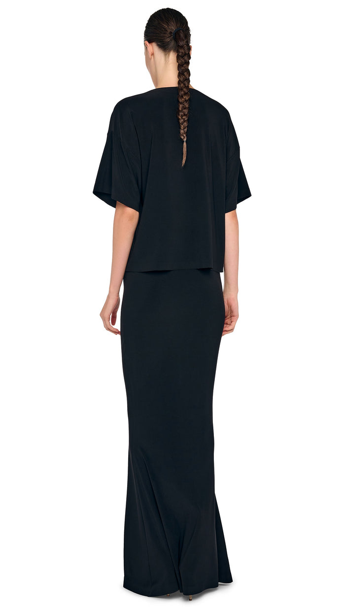 Norma Kamali SHORT SLEEVE BOXY T