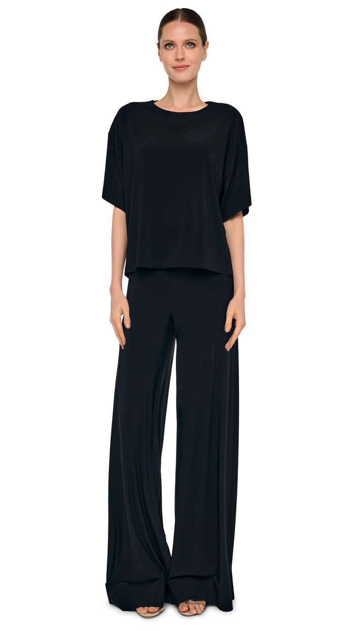 Norma Kamali SHORT SLEEVE BOXY T