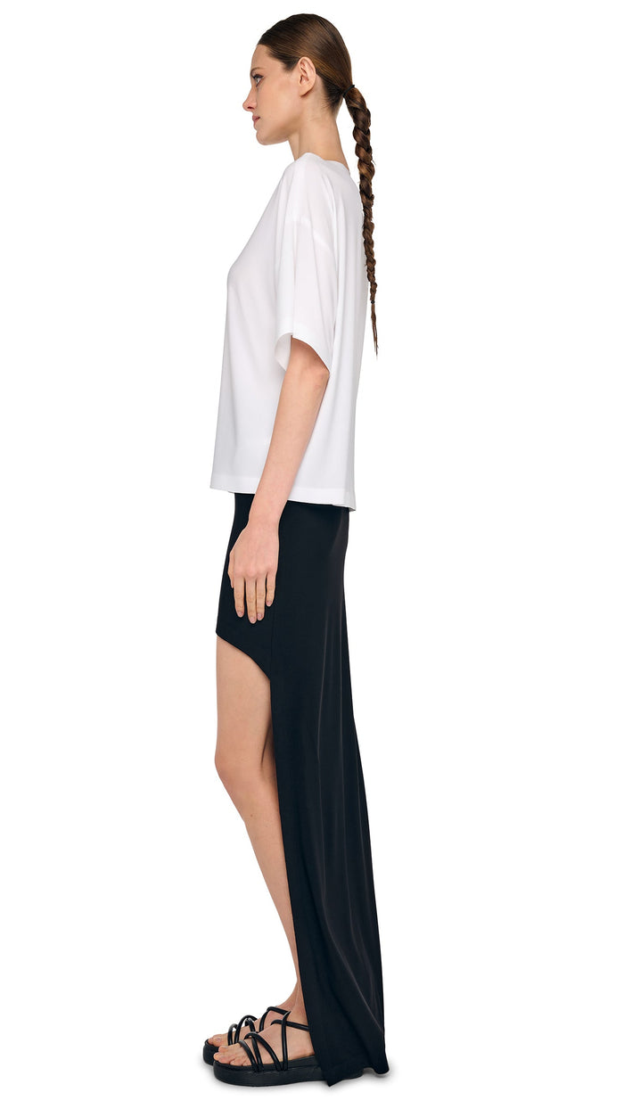 Norma Kamali SHORT SLEEVE BOXY T