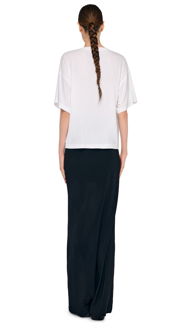 Norma Kamali SHORT SLEEVE BOXY T