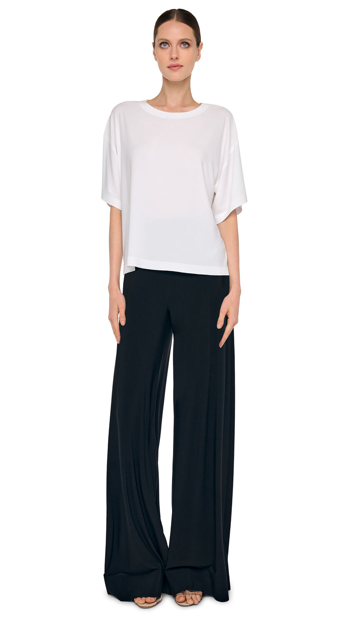 Norma Kamali SHORT SLEEVE BOXY T