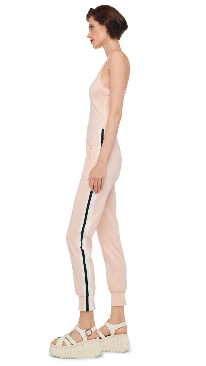 Norma Kamali SIDE STRIPE JOG PANT