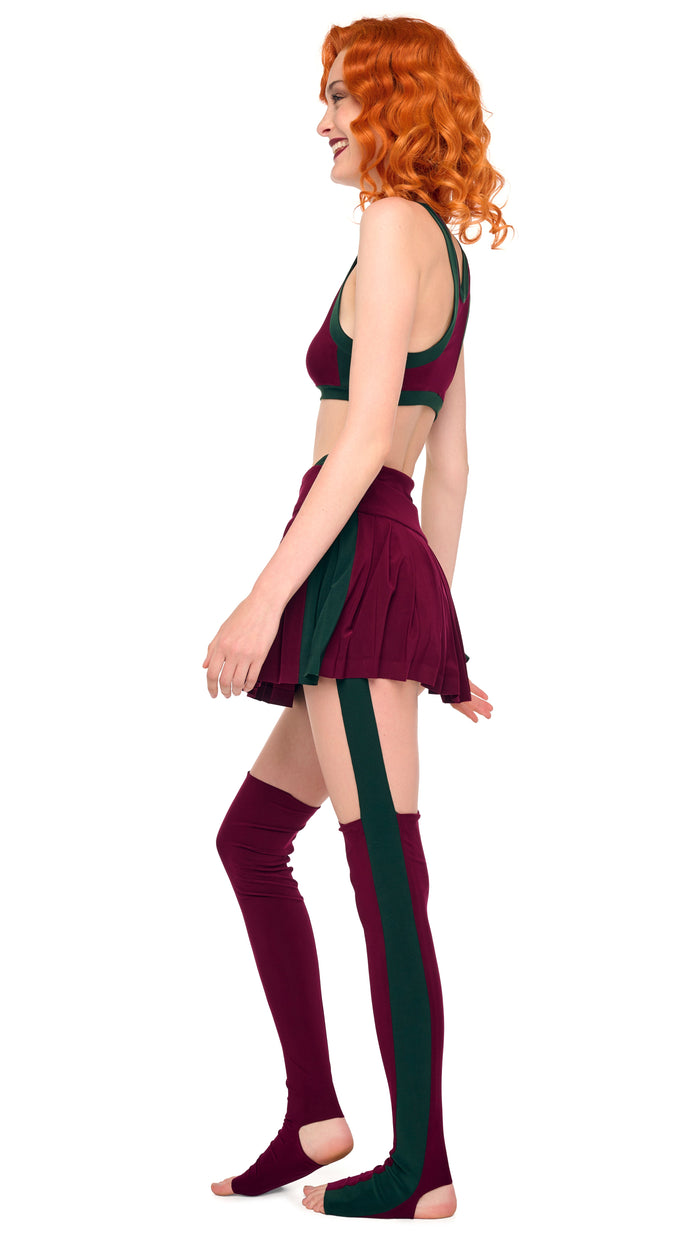 Norma Kamali SIDE STRIPE RACER BRA