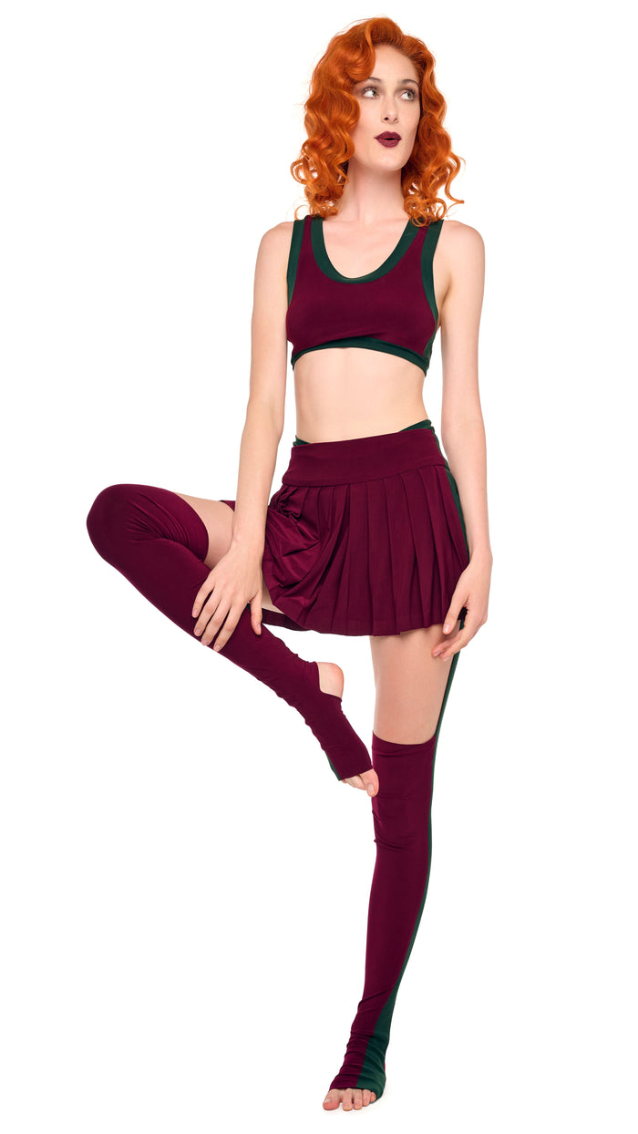 Norma Kamali SIDE STRIPE RACER BRA