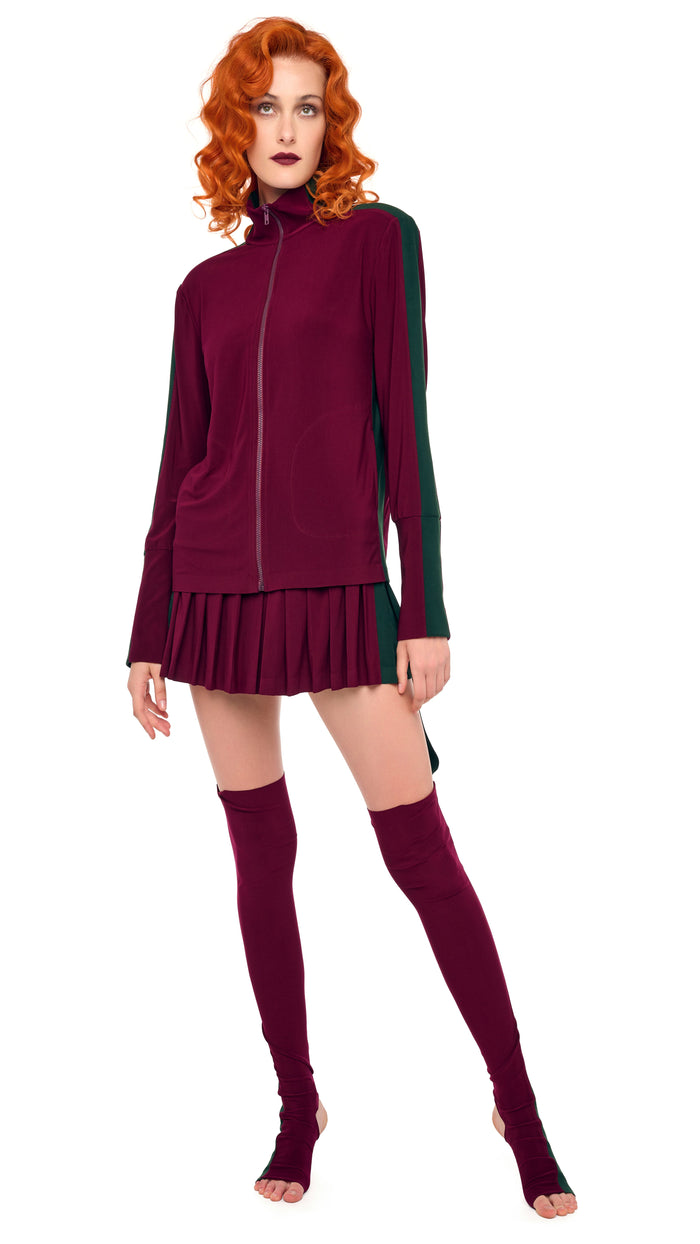 norma kamali SIDE STRIPE TURTLE JACKET