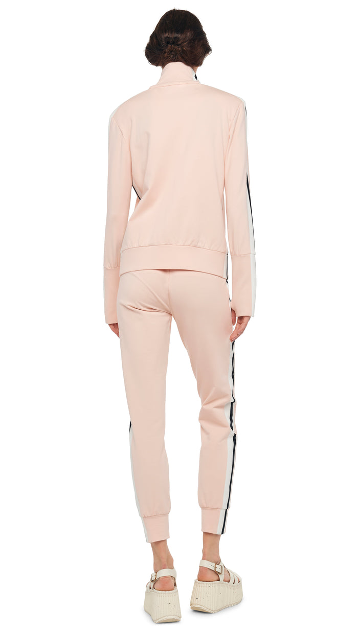 Norma Kamali SIDE STRIPE TURTLE JACKET