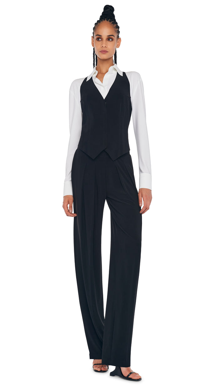 norma kamali SIMPLE VEST