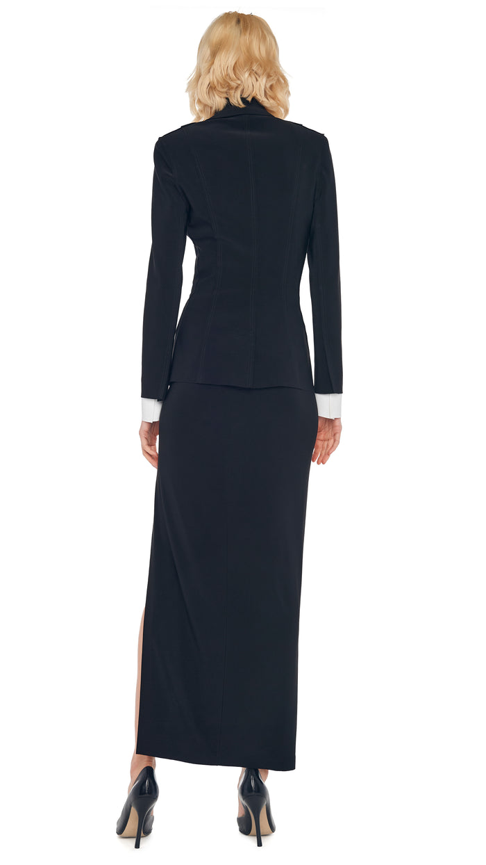 Norma Kamali SINGLE BREASTED BOY FIT JACKET