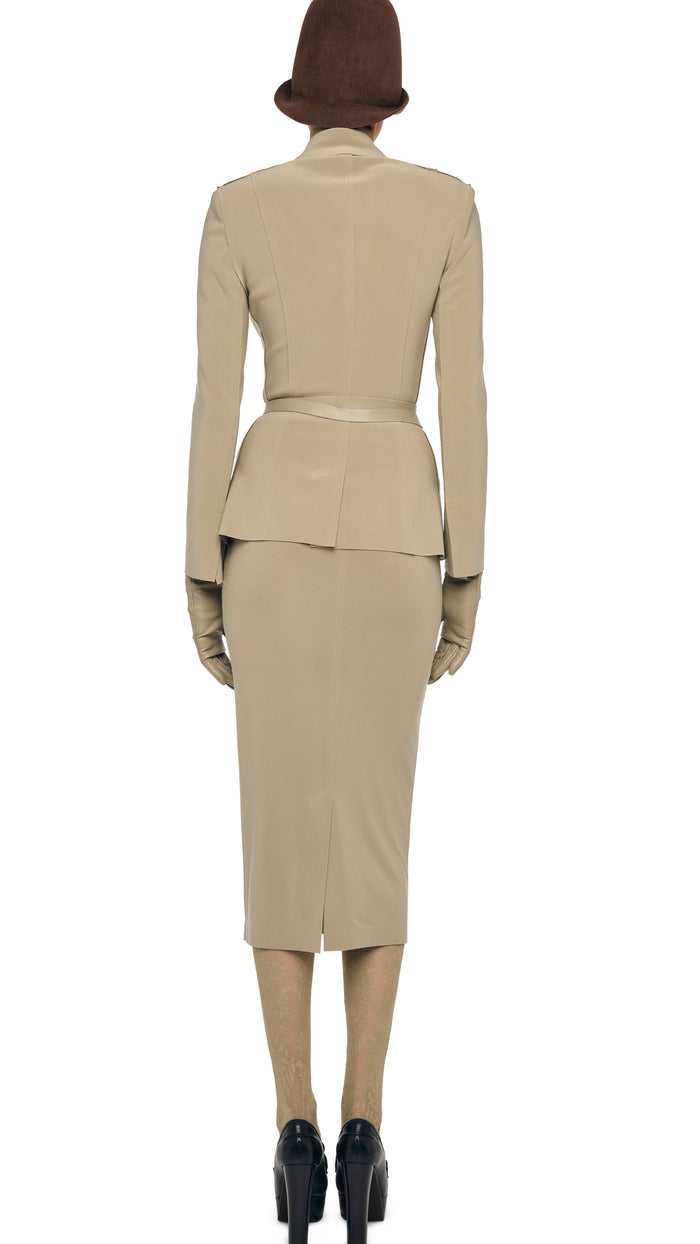 Norma Kamali SINGLE BREASTED BOY FIT JACKET